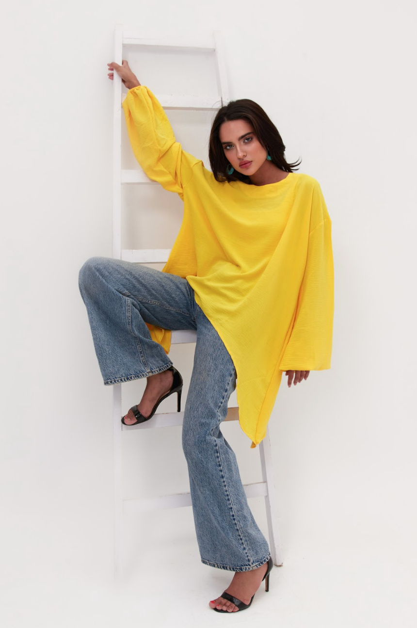 Flowy Yellow Blouse