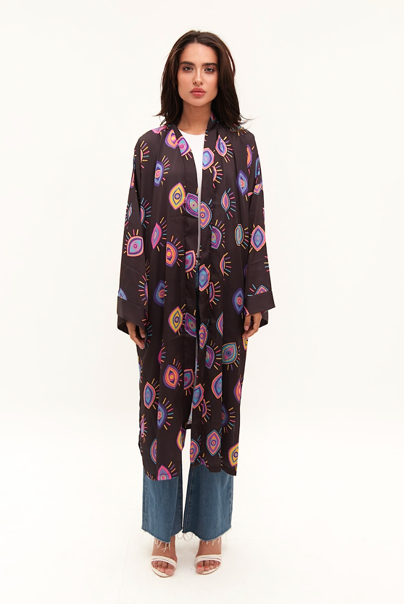 Eva Dark Eyed Kimono