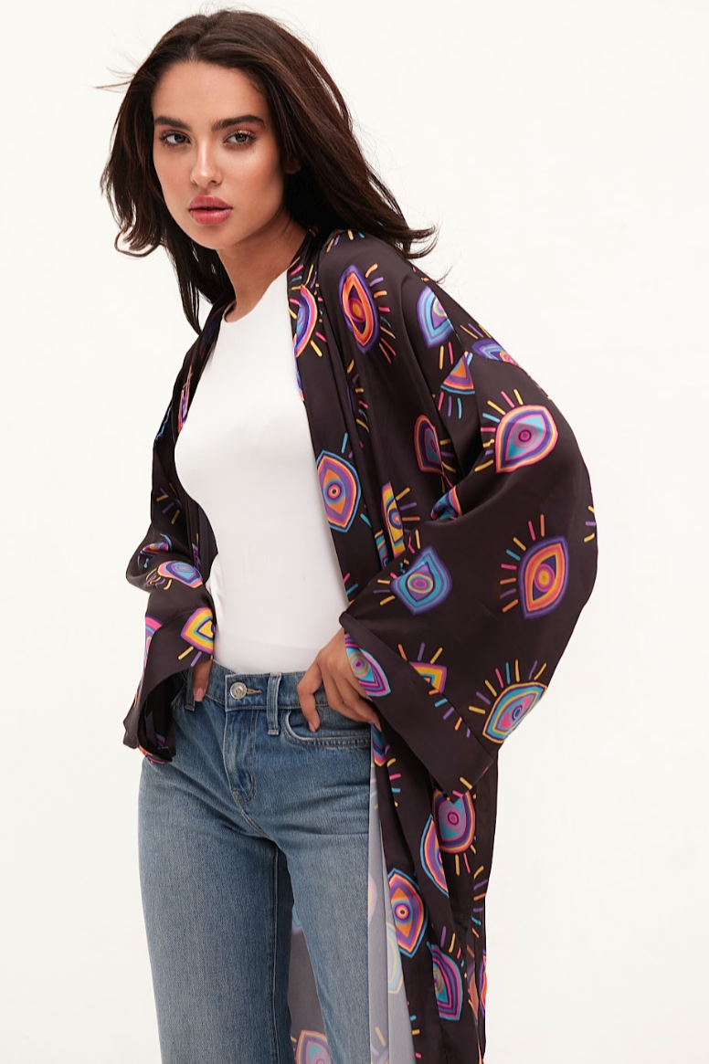 Eva Dark Eyed Kimono
