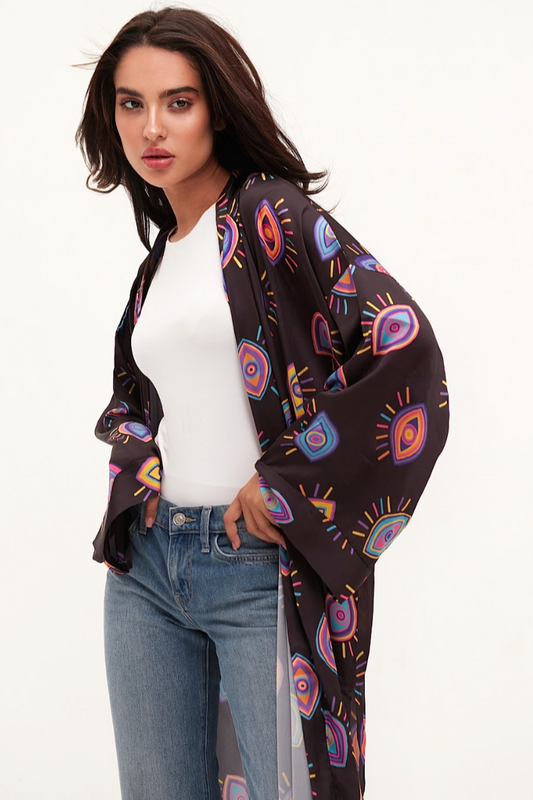 Eva Dark Eyed Kimono