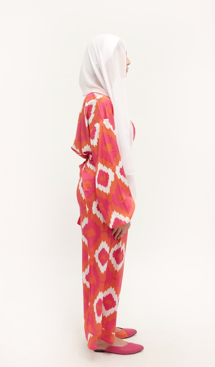 Printed Bow Dress